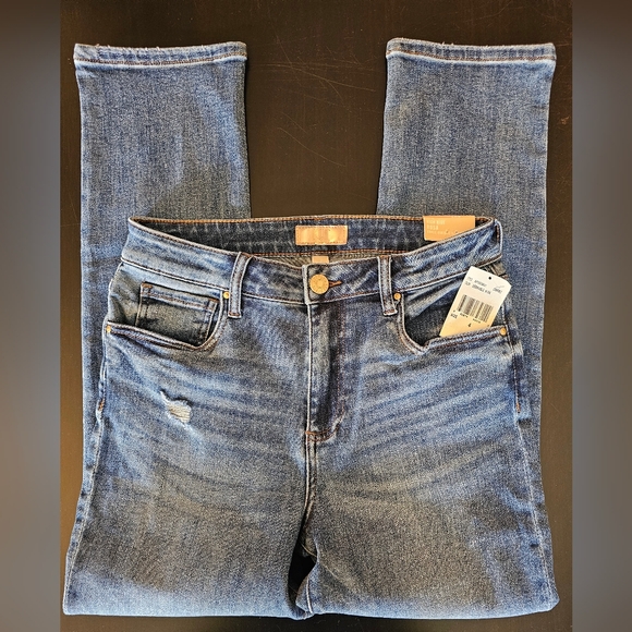 Kut from the Kloth High-Rise "Rosa" Ankle Vintage Straight Jeans, new size 4 - Picture 9 of 12